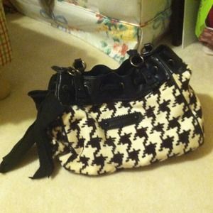 Juicy couture houndstooth bag