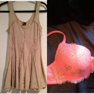Flared dress/VS bra