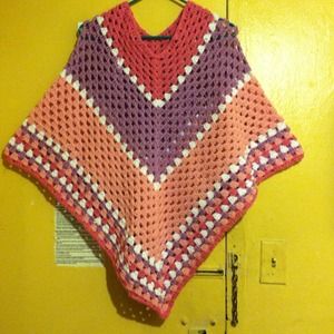 Crochet poncho