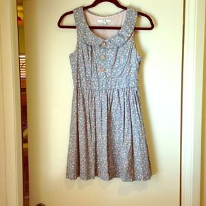 🚫SOLD🚫Floral PeterPan Collar Dress