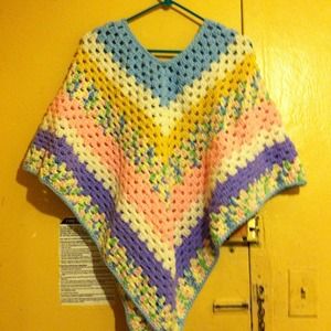 Crochet poncho