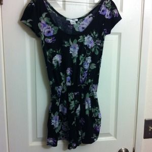 S Floral romper charlotte russe