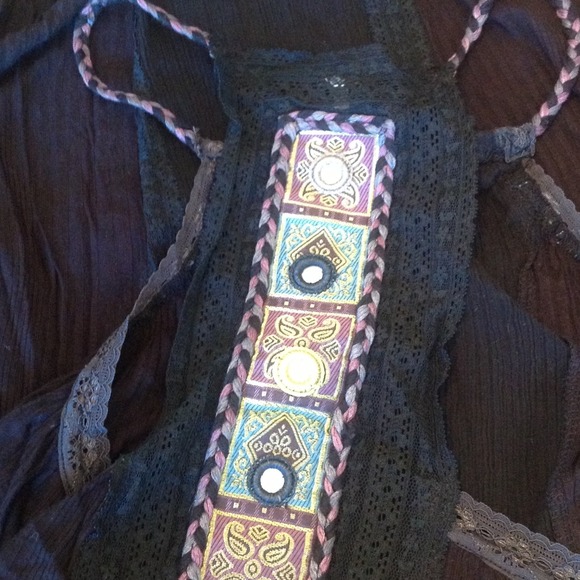 🚫🚫SOLD🚫🚫.  Free People Embellished Halter