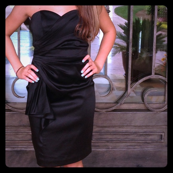 Silk black dress, never worn, VERY NICE!:)