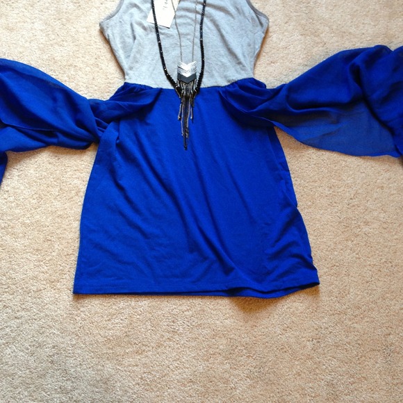 Cobalt blue dress - Picture 2 of 2