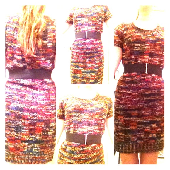 Multicolored Sweater Dress (Only worn for photos)