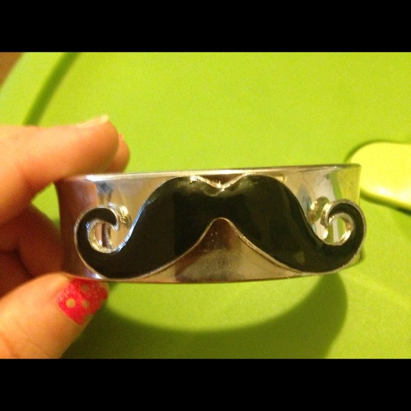 Mustache bracelet!