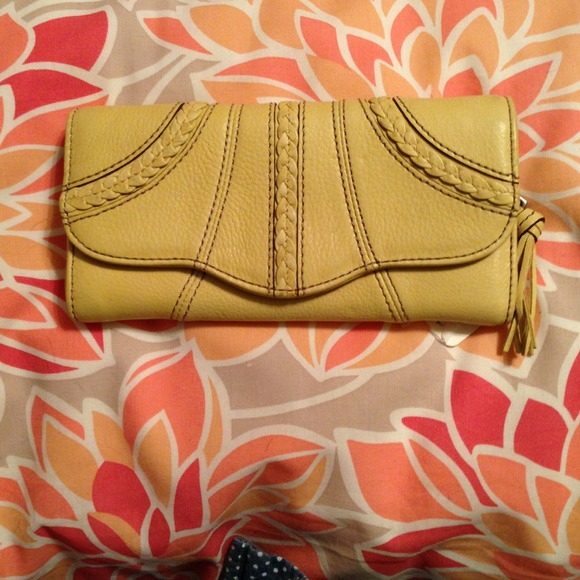 sold!!! Fossil 54 leather wallet