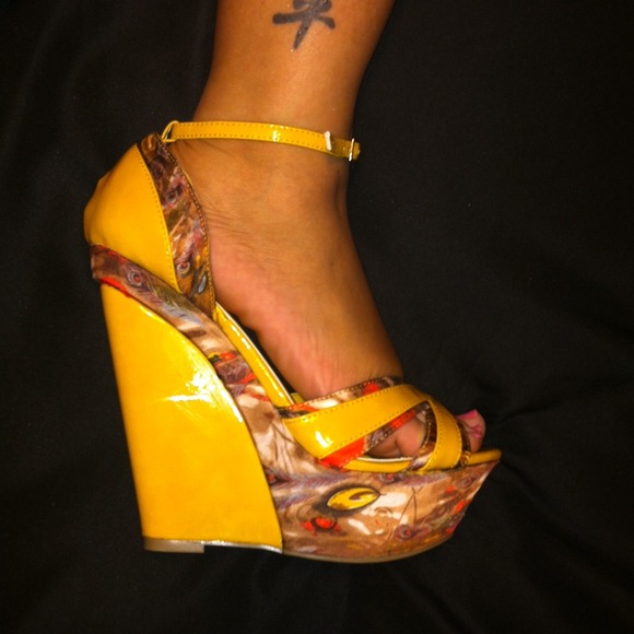 Brand new wedge heels