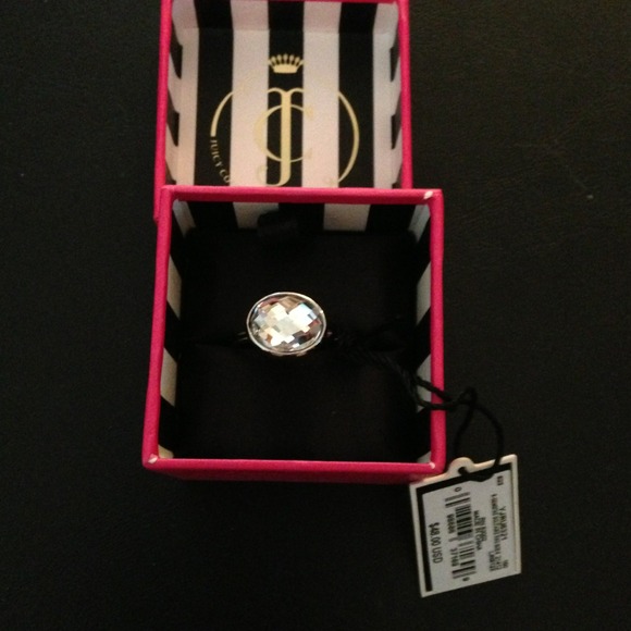 Juicy Couture Jewelry - New Juicy Gemstone Ring Silver Size 8