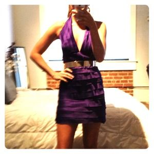 REDUCED B darlin purple halter dress