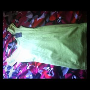 H&M neon green dress
