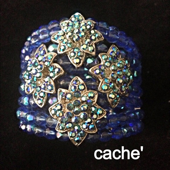 GORGEOUS! Cache' 50 Shades of Blue