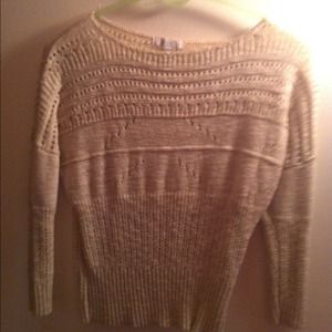 cream Delia's sweater