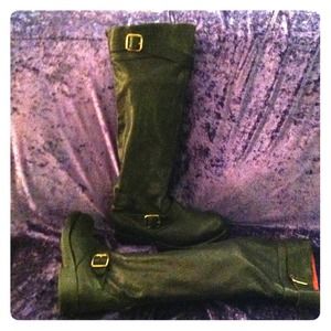 Jeffrey Campbell Tall Black Leather Boots