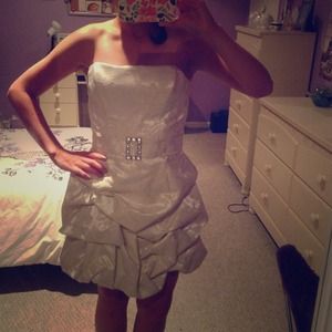 Ivory Jessica McClintock Dress