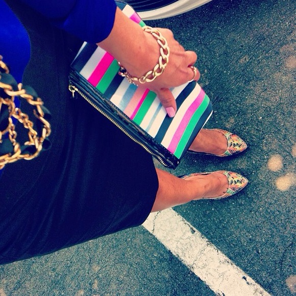 Colorful wristlet