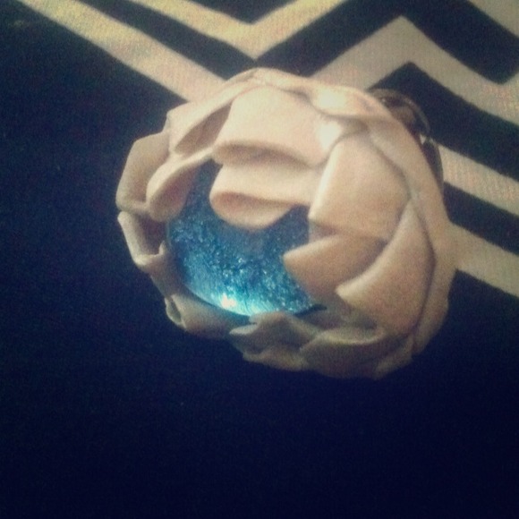 Beautiful blue core- Handmade ring - Picture 1 of 4