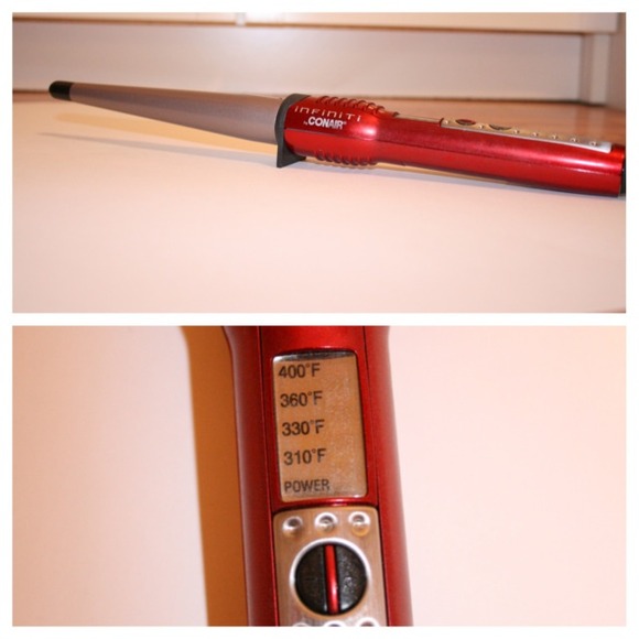 Red Conair Wand Curler