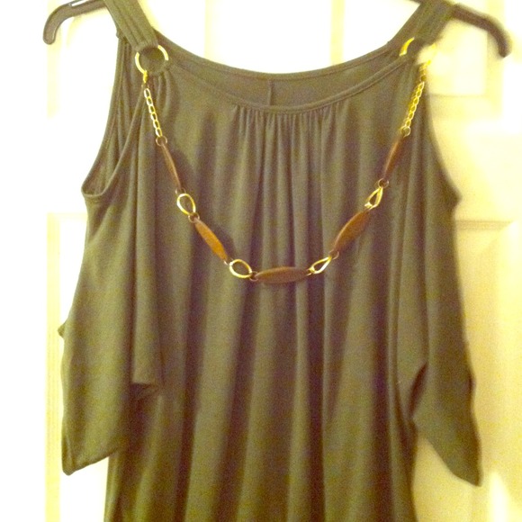 Dark Olive Green with detachable accessory.