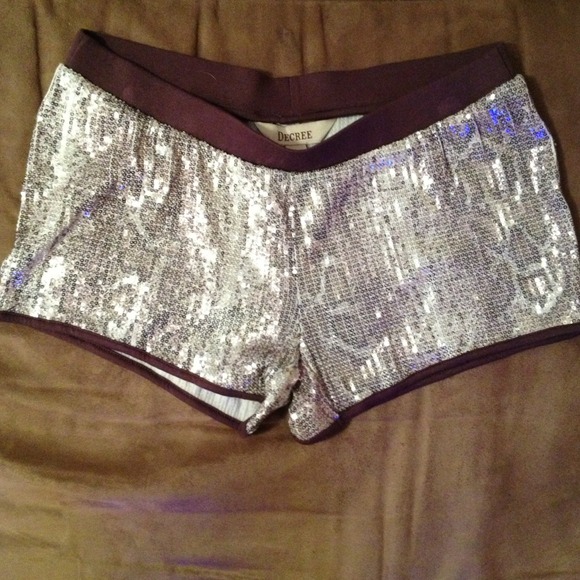 Snake skin shorts