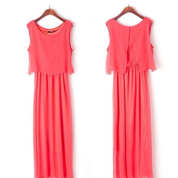 🚫SOLD🚫Coral Maxi - Picture 2 of 2