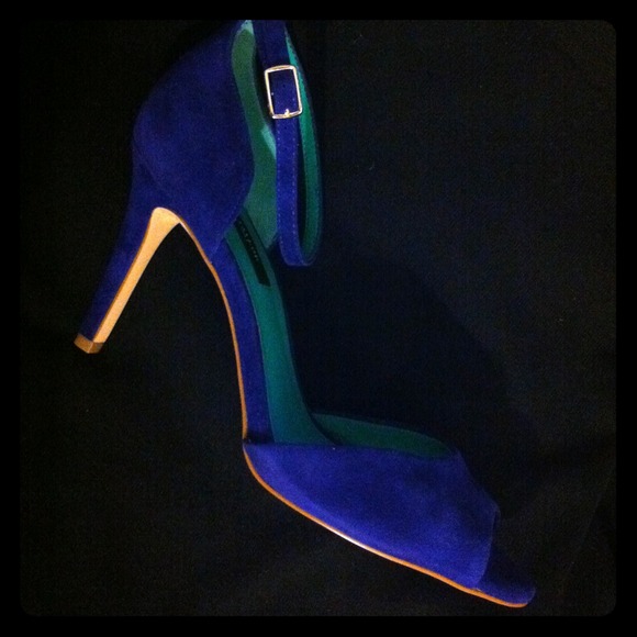 Ann Taylor Suede Heels