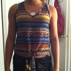 BUNDLE!!!! 2 FOR THE PRICE OF 1! 2 fancy tank tops