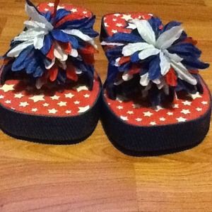 Worn once.  Great for the 4th of July