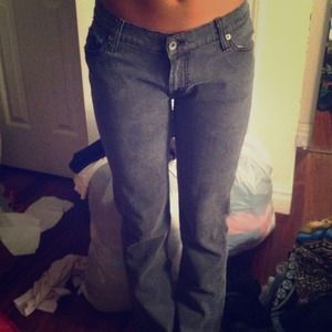 7 for all mankind grey boot cut jeans