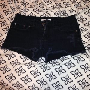 Forever 21, black denim shorts!