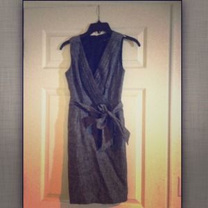 Slim gray dress