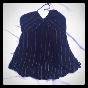 Tie around the neck black shirt from A|X