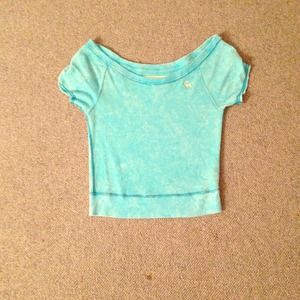 Abercrombie and Fitch turquoise t-shirt