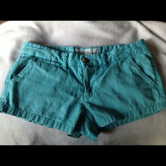 Bright Blue short shorts