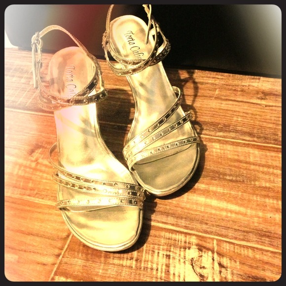 Silver dressy heels!