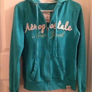 Teal Aeropostale Zip Up