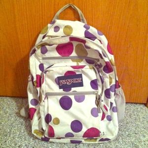 JanSport Polkadot "Big Student" Backpack
