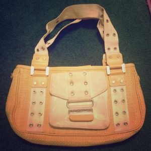 Straw Beachy Guess Purse