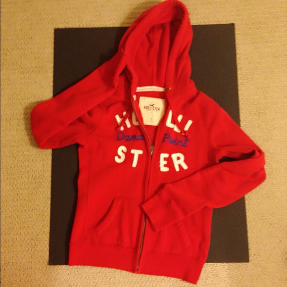 Hollister red color Hoodie