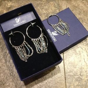 Earrings with matching pendant.