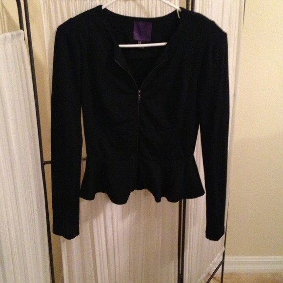 Black Peplum jacket