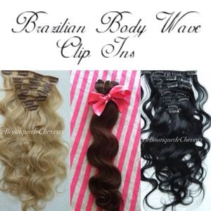 Brazilian Body Wave Clip-Ins
