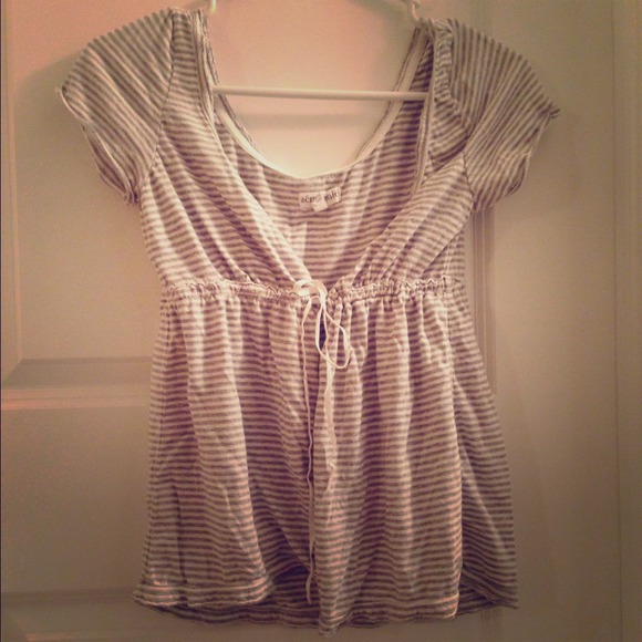 Aeropostale button up tie shirt