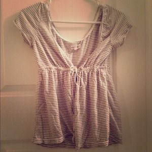 Aeropostale button up tie shirt