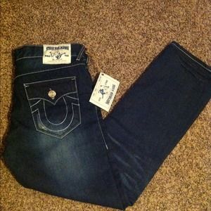 ❌SOLD ❌ Dark colored jeans by True Religion.