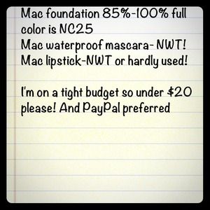 Looking for Mac makeup