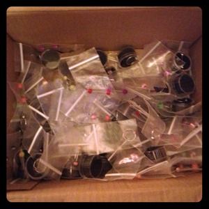 Random lot of 10 pieces of body jewelry