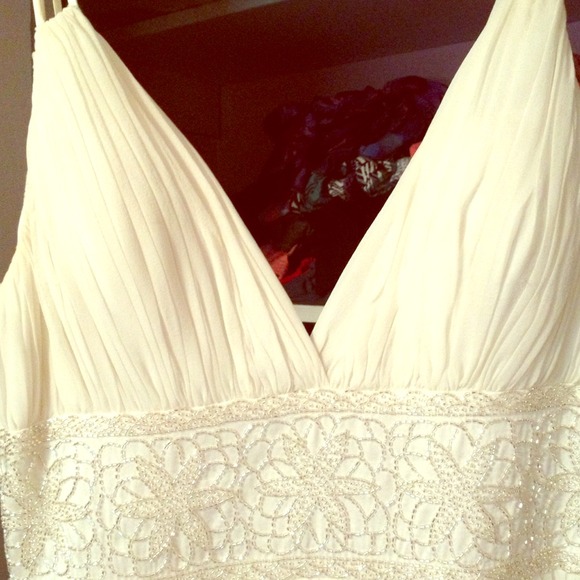 Beautiful Oscar de la Renta Grecian formal dress