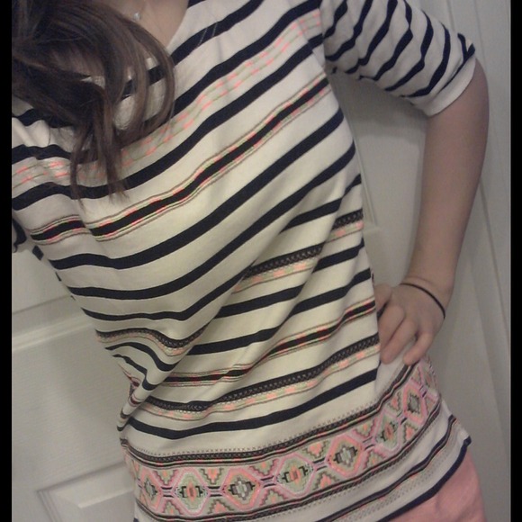 Bundled---- ---NWT J. Crew Stitchwork Stripe Top - Picture 3 of 4